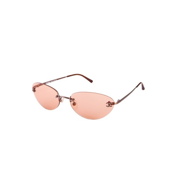 CHANEL Accessories - Authentic CHANEL Logo Y2K Cat Eye Sunglasses